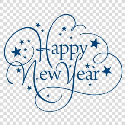 Happy New Year png Text