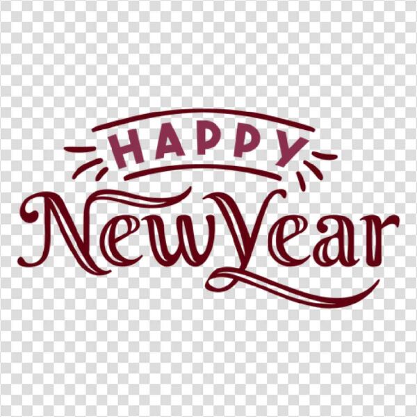 Happy New Year PNG Transparent
