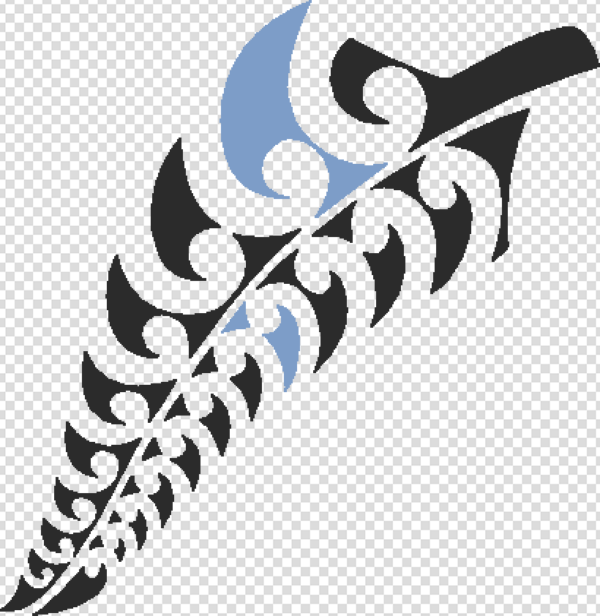 Maori style tattoo Pattern PNG