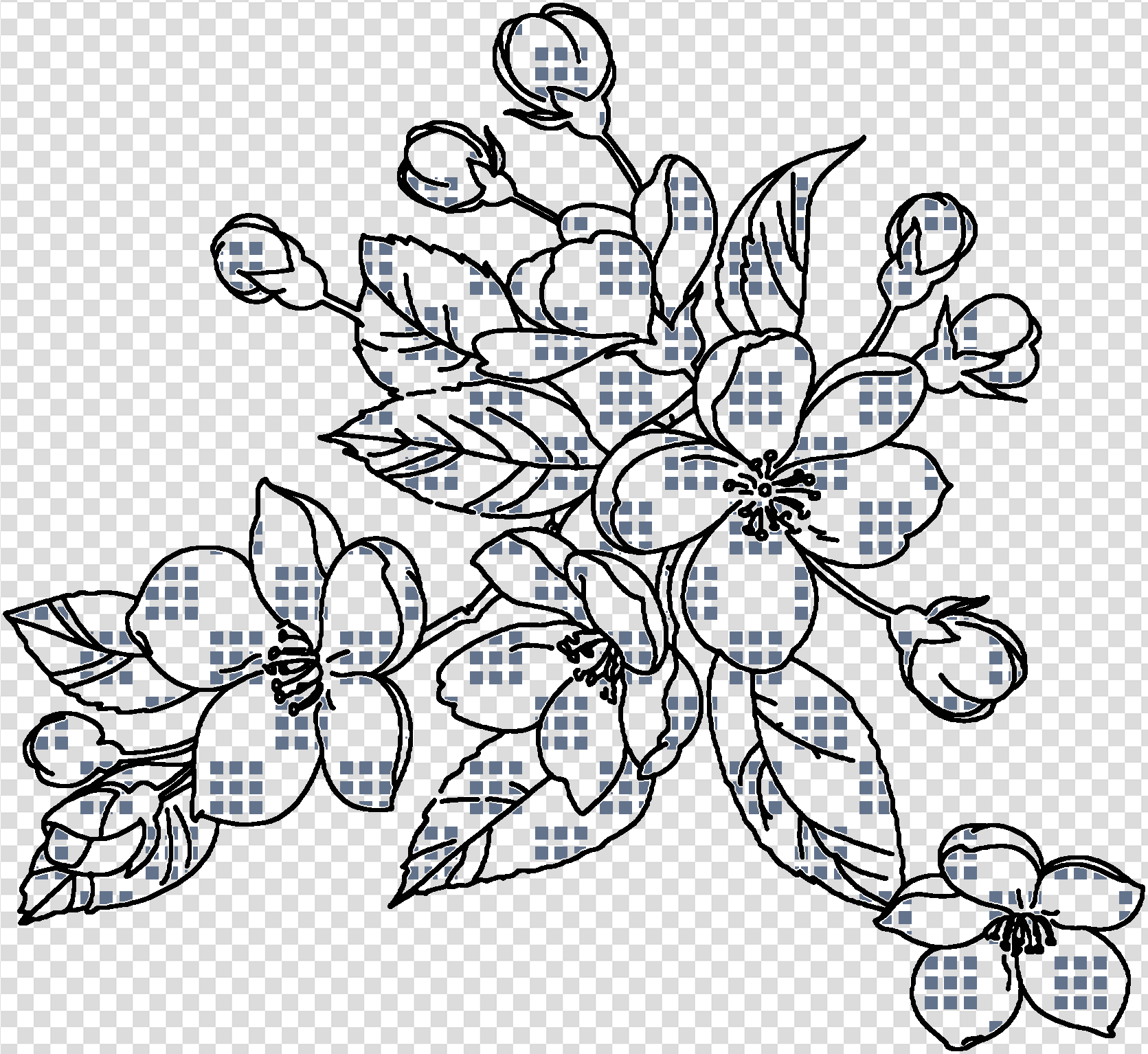 Simple Flower Border PNG, Vector, PSD, and Clipart With Transparent  Background for Free Download | Pngtree
