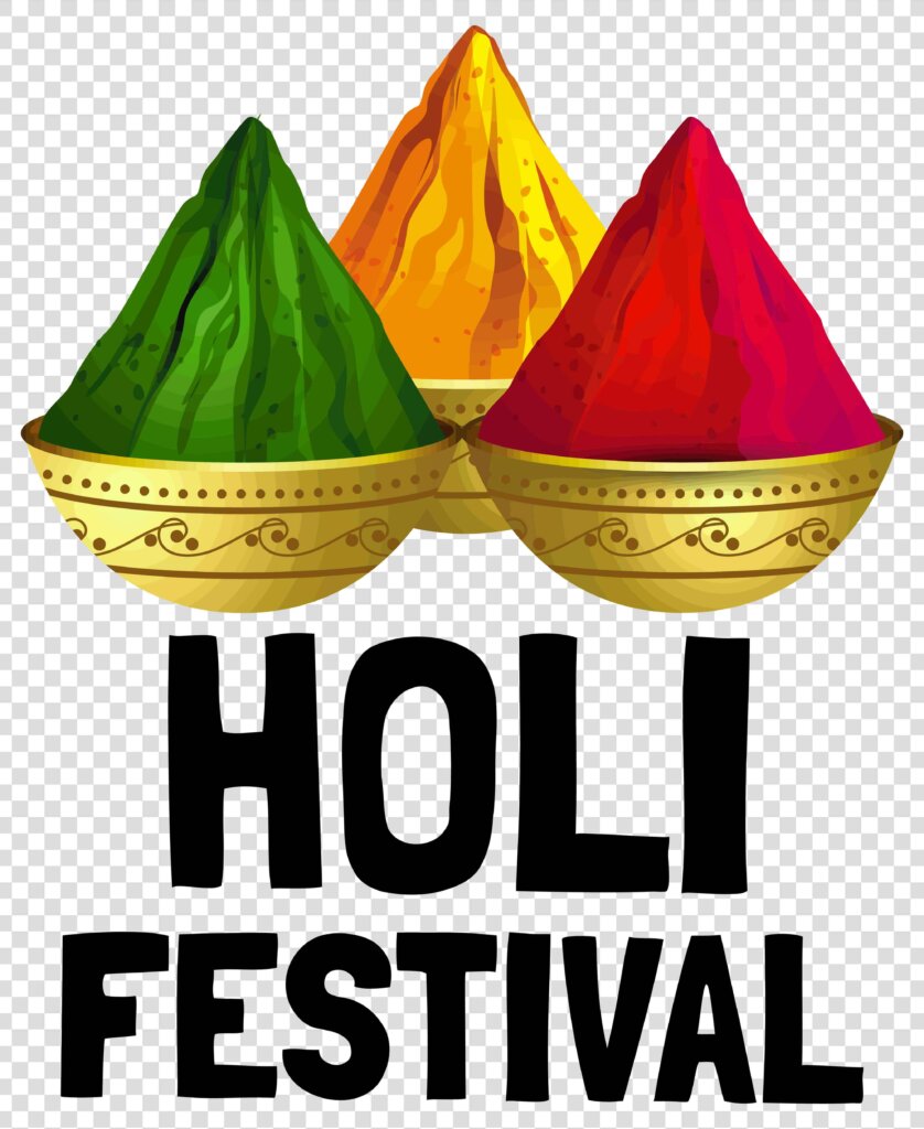 Holi png Stickers