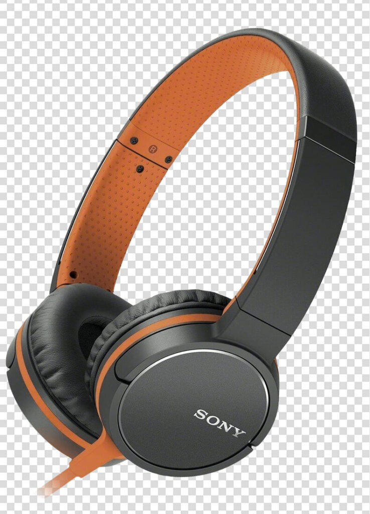 Sony MDR-ZX660AP Headphones orange black
