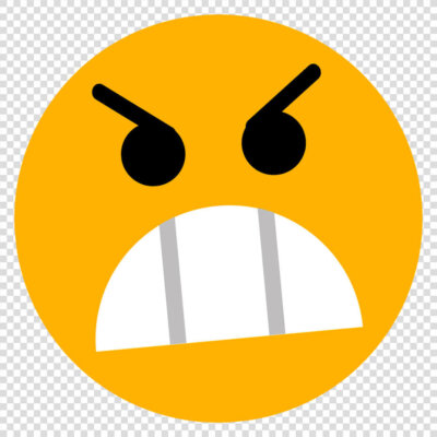 Anger Yellow Emoji
