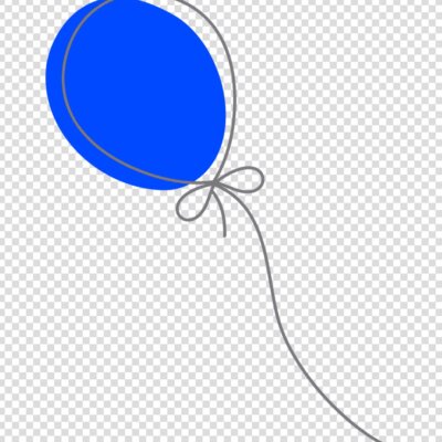 Vector Blue balloon png images