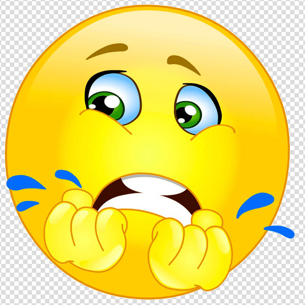 Scared Emoticon PNG Clip Art - Best WEB Clipart