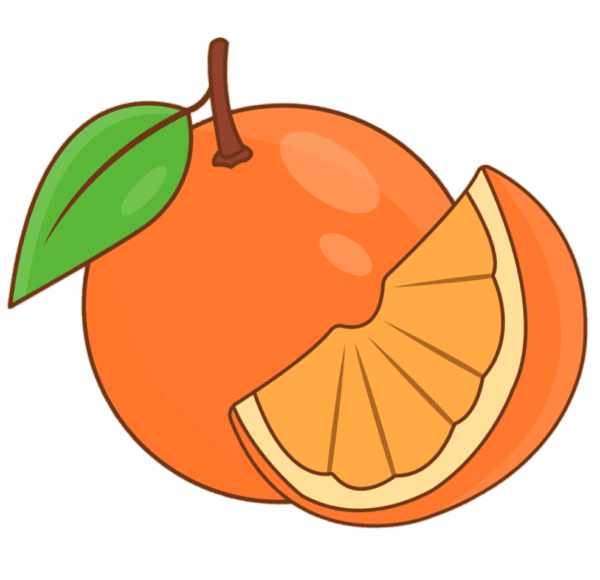 Orange png cartoon