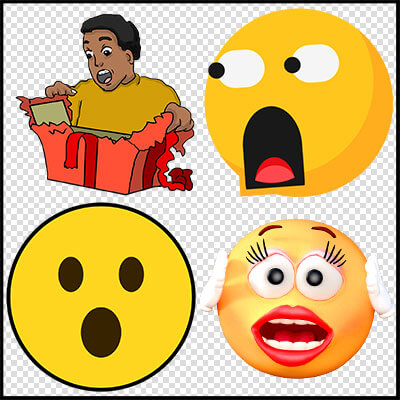Surprise Emoji PNG