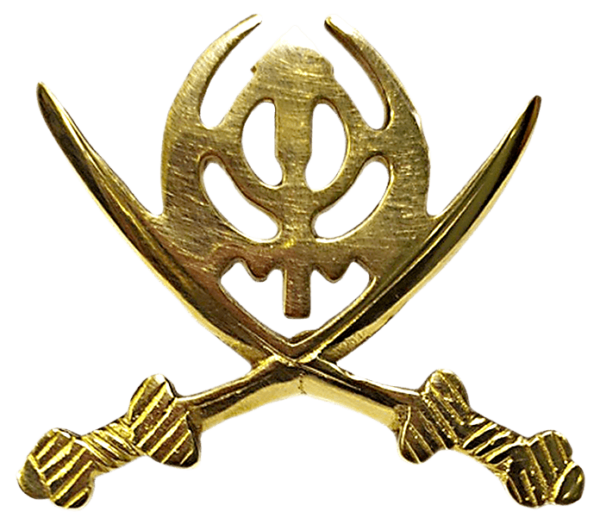 Talwar Khanda Logo gold
