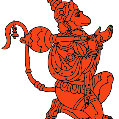 hanuman Red art