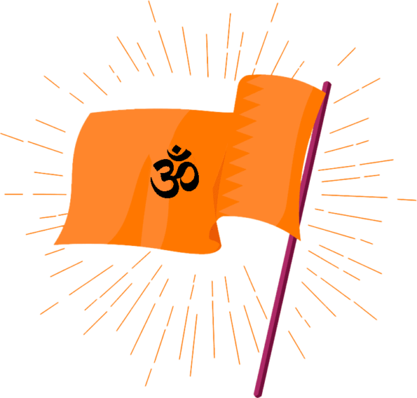 hindu flag rss logo
