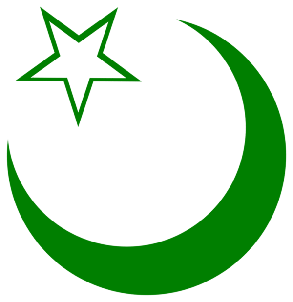 Eid Mubarak chand, logo art icon