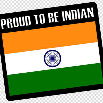 proud to be indian emoji with indian flag