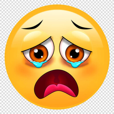 sadness and weaping emoji