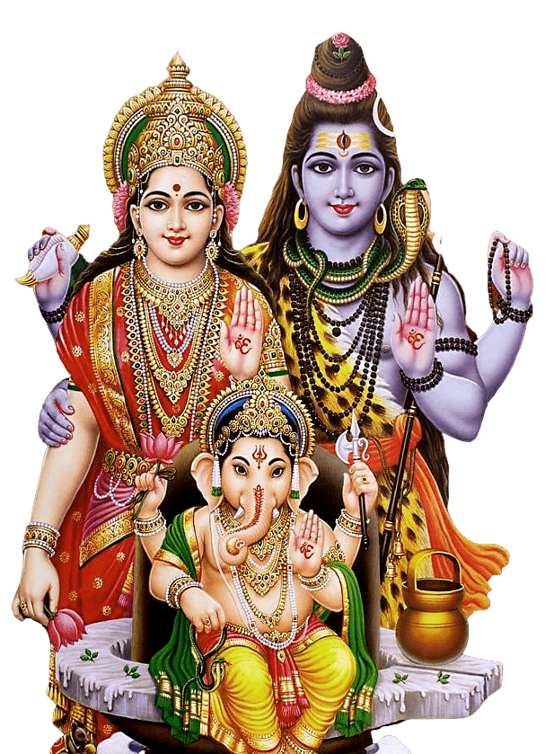 Hidu God ganesha,shiva,parvati idol Stock Photo | Adobe Stock