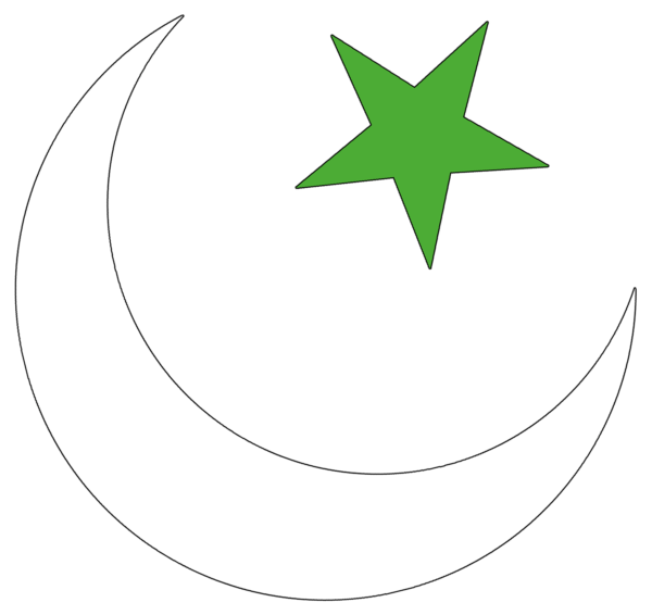 symbols of islam star and crescent muslim islam logo