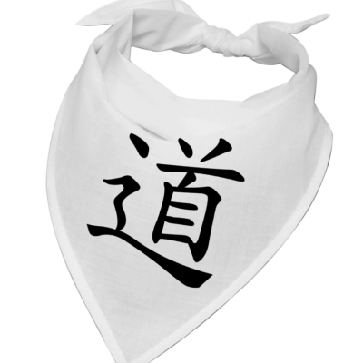 tao taoism symbol spiritual bandana black and white