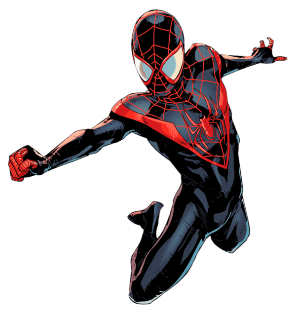 Black spiderman png Image