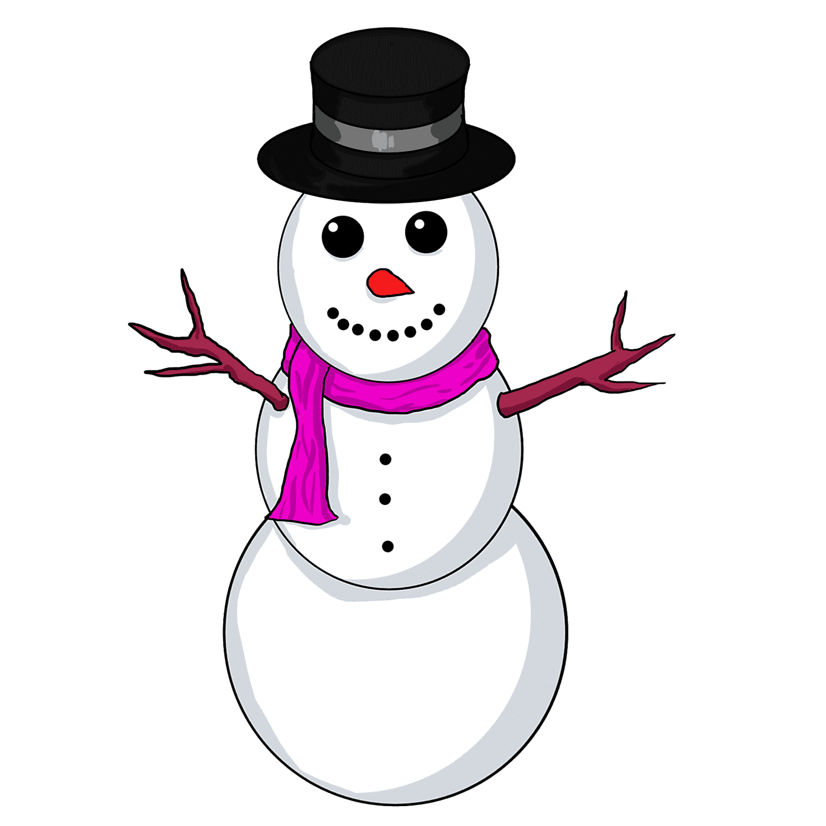 snowman clipart png