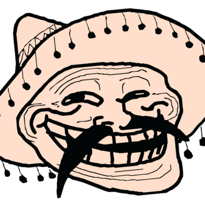 Mexican Meme Trolling Face PNG
