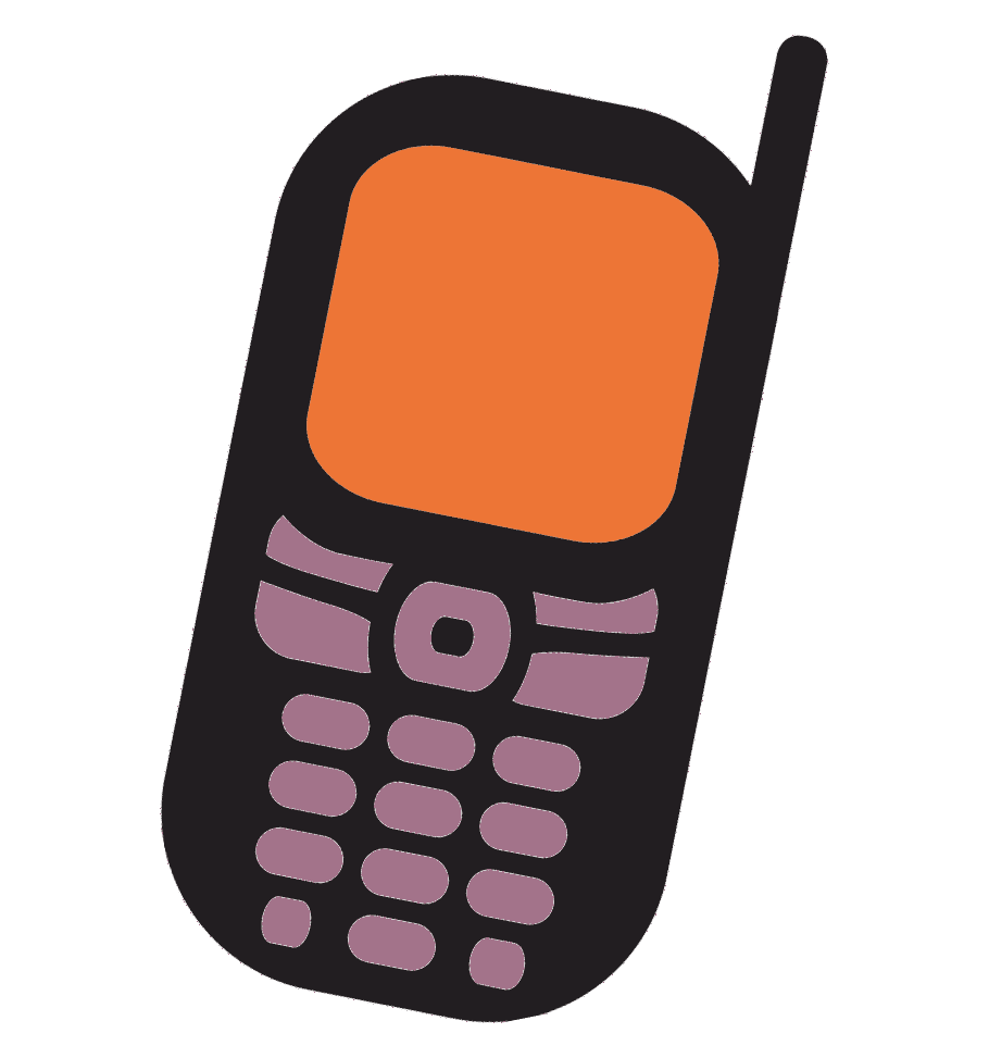mobile phone clipart