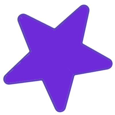 Purple Star PNG Estrela PNG