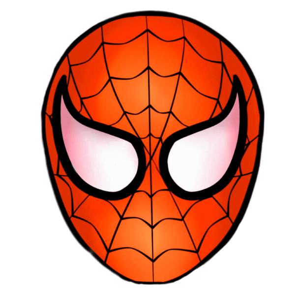 Spiderman Face Logo PNG