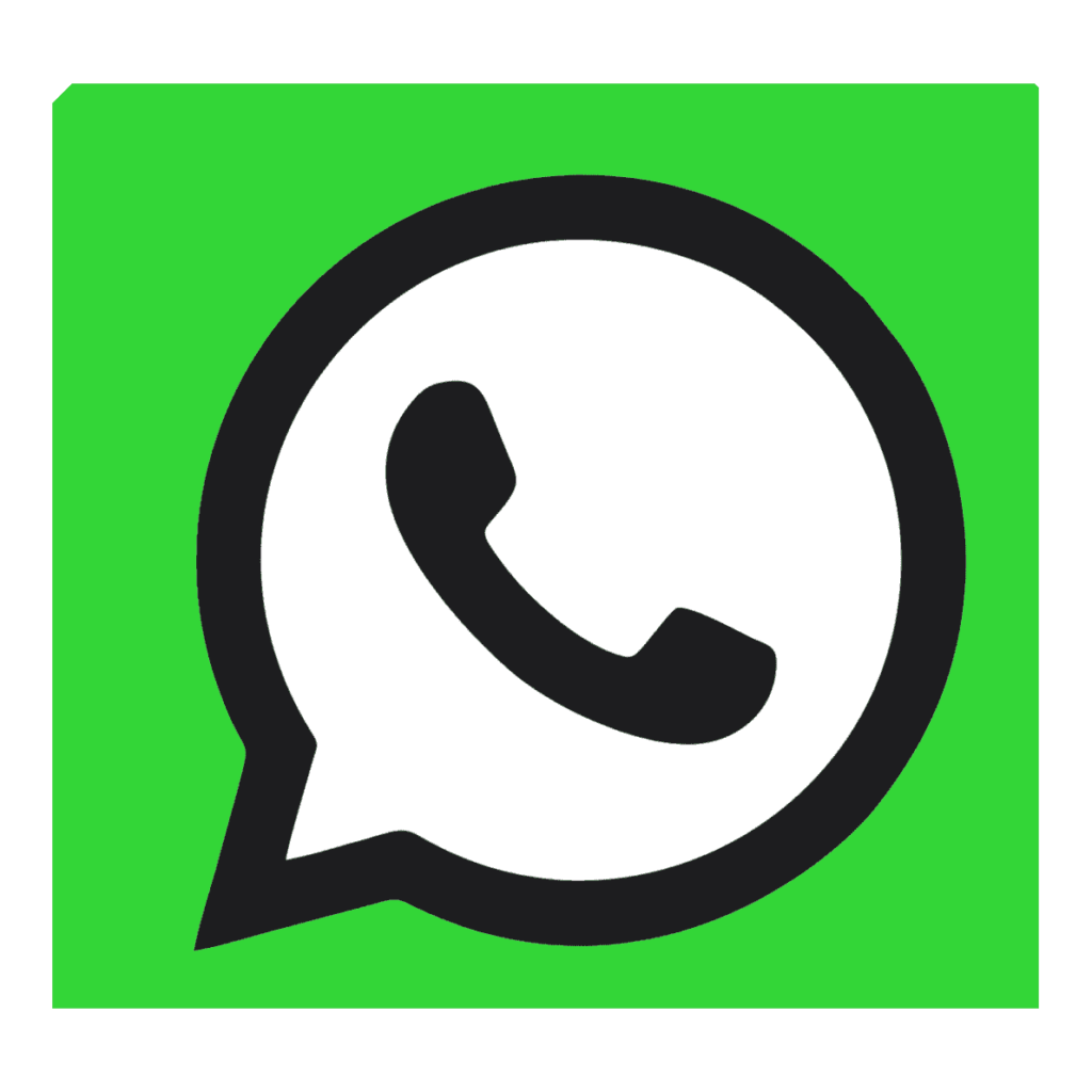 WhatsApp logo PNG black icon - PNGBUY