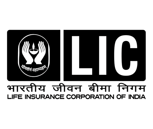 lic logo black and white