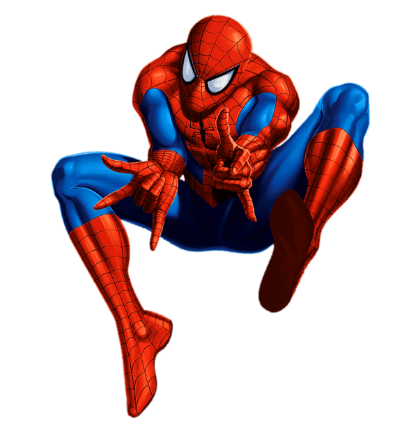 transparent spiderman png