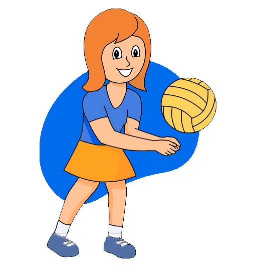 volleyball clipart Girl,Soccer Clip Art