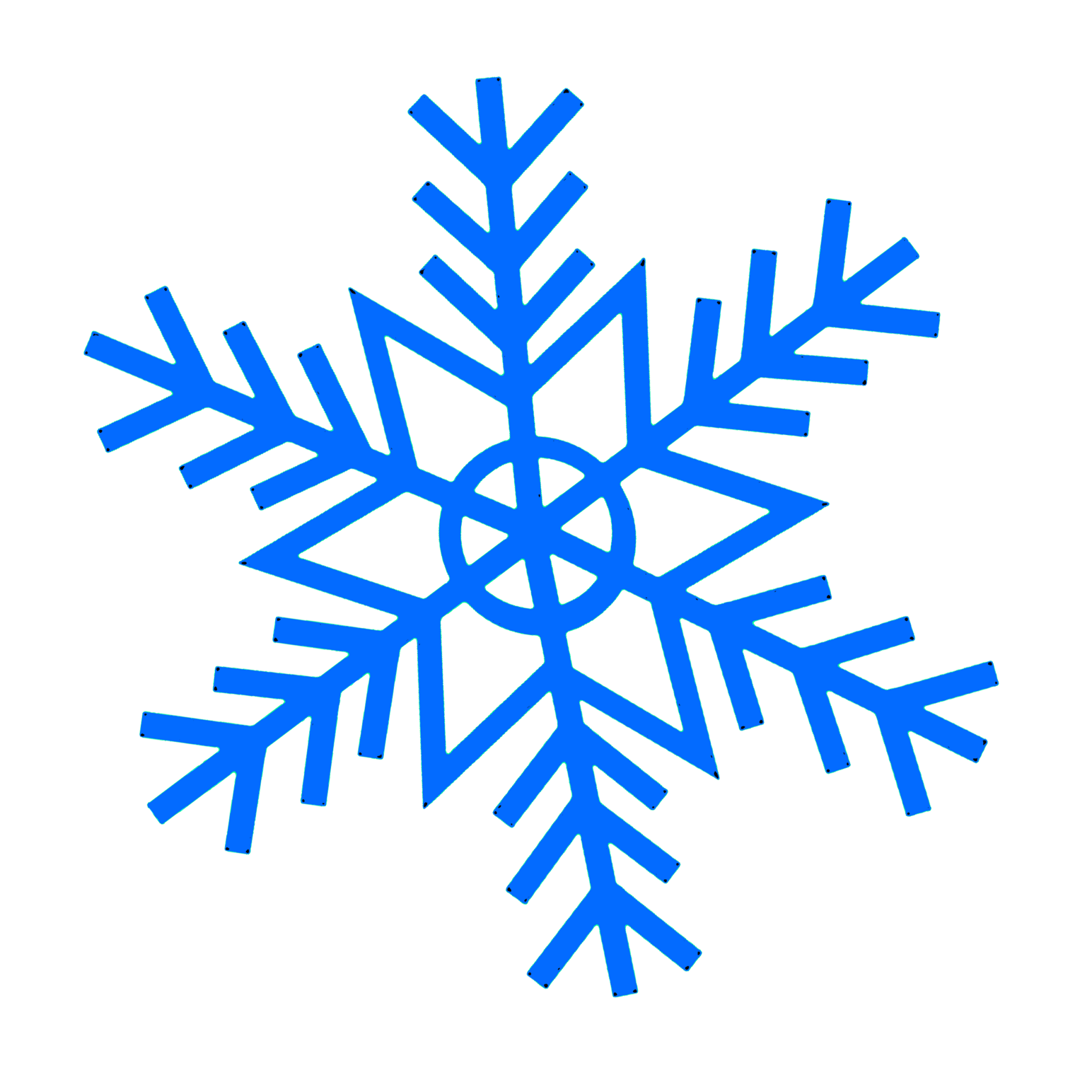 Snowflake Clipart png - PNGBUY