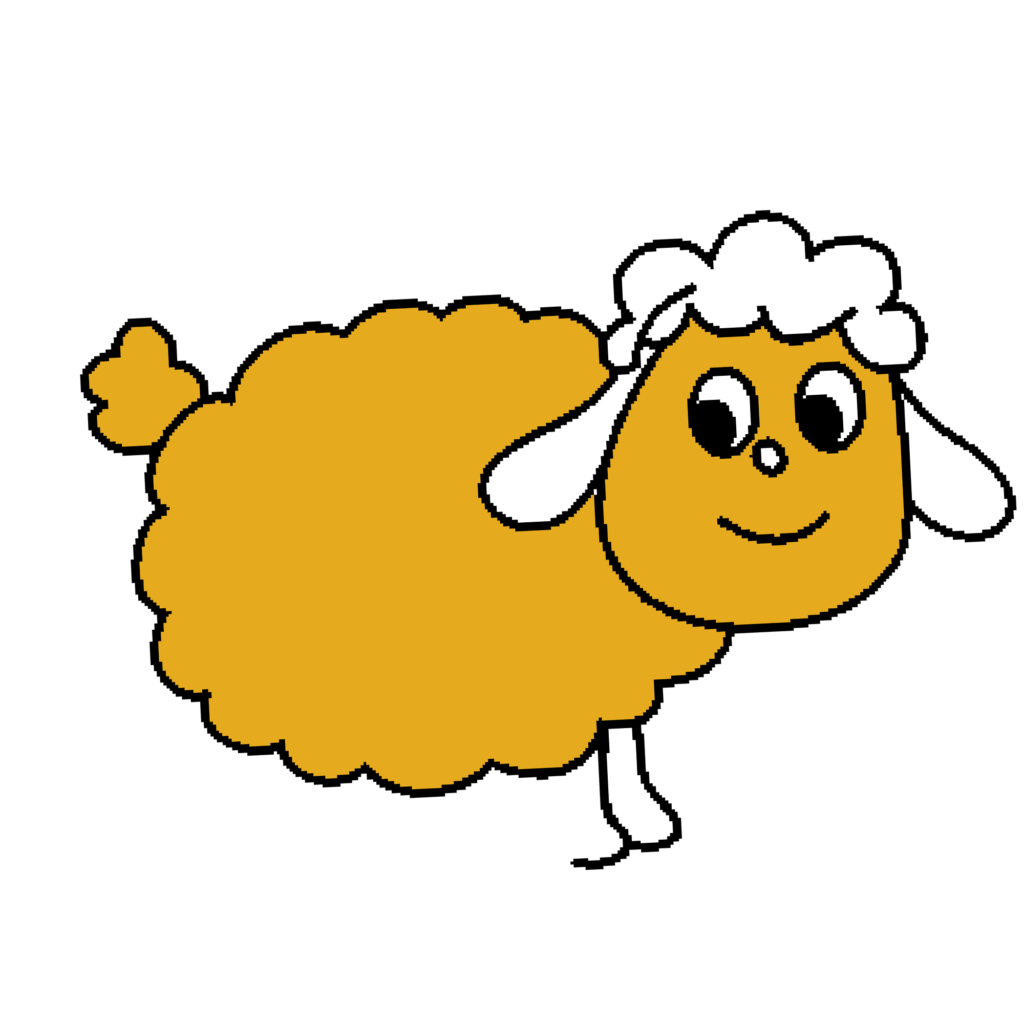 Sheep drawing for kids - PNGBUY