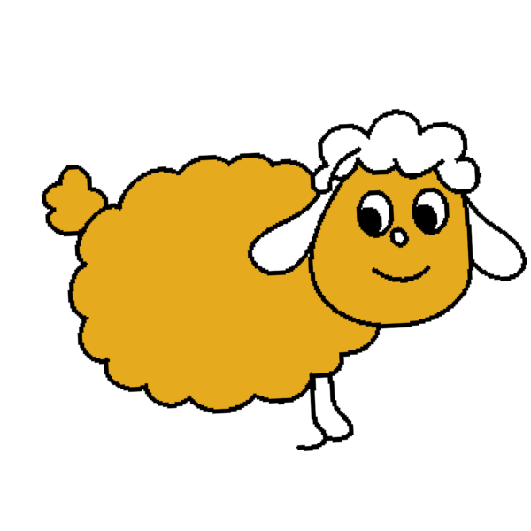 Sheep drawing for kids (10)