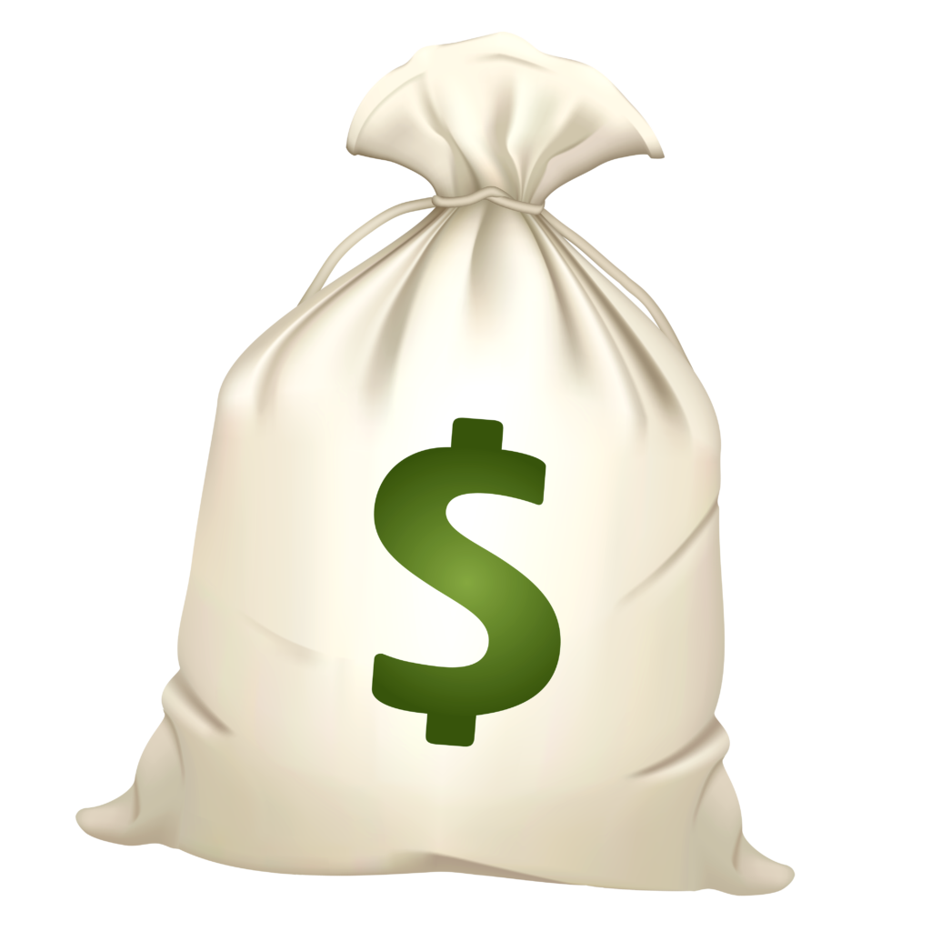 Open - Cartoon Guy With Money Bag - Free Transparent PNG Clipart Images  Download